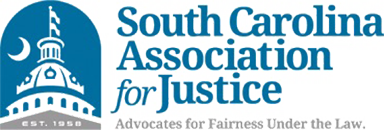 Logo Recognizing Wright Injury Law LLC's affiliation with South Carolina Association for Justice